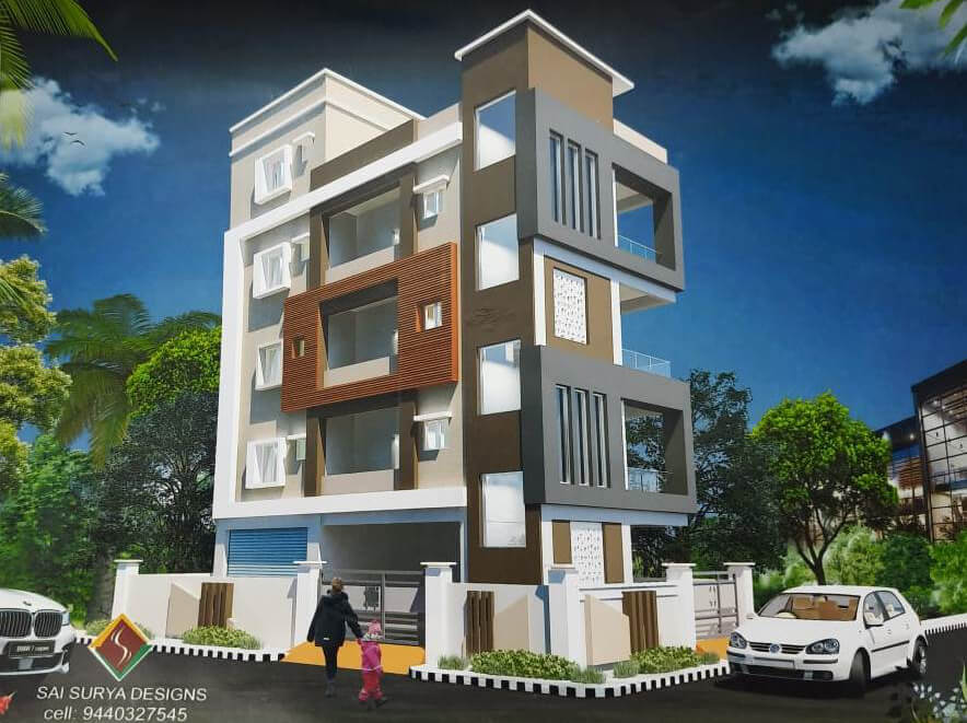 G+2 Commercial Building Space For Rent at HB Colony Visakhapatnam